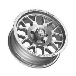 GEAR OFF ROAD 763S TRAILER 16X6 GLOSS BLACK/MILLED ACCENTS